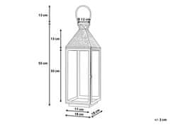 Beliani Lucerna v mosazné barvě 55 cm BALI
