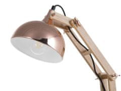Beliani Měděná pracovní stolní lampa SALADO