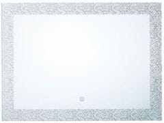 Beliani Nástěnné zrcadlo s LED osvětlením 60 x 80 cm NEXON