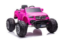 Lean-toys Auto Na Akumulátor Mercedes Dk-Mt950 Barbie Pink