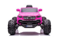 Lean-toys Auto Na Akumulátor Mercedes Dk-Mt950 Barbie Pink