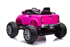 Lean-toys Auto Na Akumulátor Mercedes Dk-Mt950 Barbie Pink