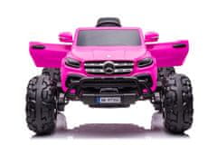 Lean-toys Auto Na Akumulátor Mercedes Dk-Mt950 Barbie Pink