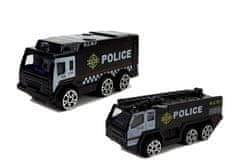 Lean-toys Policejní Rozkládací Letadlo S Auty 1:64 Ze Sviní