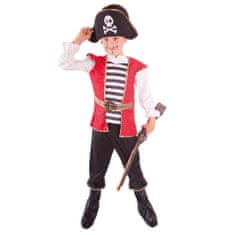 Rappa Dětský kostým pirát s kloboukem (S)