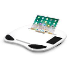 Podložka s držákem 2v1 pro tablet a notebook, Lapdesk Black and White - Podložka pod notebook nebo tablet Comfort, Cuculo