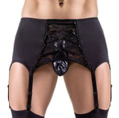 SvenjoymentUnderwear Svenjoyment Suspender Belt (Black), pánský fetish podvazkový pás M