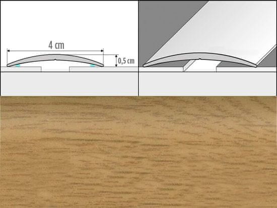 Effector Přechodové lišty A13 - SAMOLEPÍCÍ šířka 4 x výška 0,5 x délka 93 cm - dub jasný