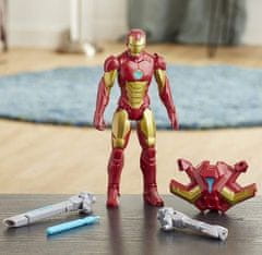 MARVEL Iron Man 30 cm Figurka s přislušenstvím Blast Gear od Hasbro.