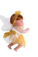 Antonio Juan Víla zlatá s rezavými vlásky - realistická panenka miminko s celovinylovým tělem - 21 cm