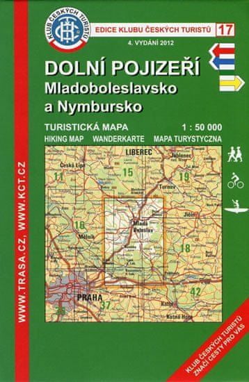 KČT 17 Dolní Pojizeří, Mladoboleslavsko a Nymbursko 1:50 000