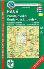 KČT 51 Haná, Prostějovsko 1:50 000