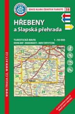 KČT 38 Hřebeny a Slapská přehrada 1:50 000