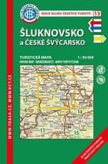 Klub českých turistů KČT 13 Šluknovsko a České Švýcarsko 1:50 000/turistická mapa