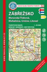 KČT 52 Zábřežsko - Moravská Třebová, Mohelnice, Uničov, Litovel 1:50 000