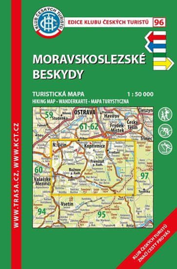 KČT 96 Moravskoslezské Beskydy - 1:50 000