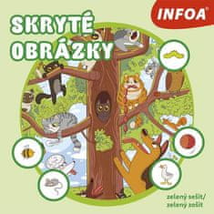 Skryté obrázky - zelený sešit / zelený zošit