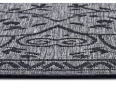 NORTHRUGS Kusový koberec Twin Supreme 105452 Leyte Night Silver – na ven i na doma 80x150