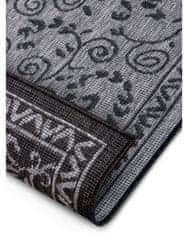 NORTHRUGS Kusový koberec Twin Supreme 105452 Leyte Night Silver – na ven i na doma 80x150