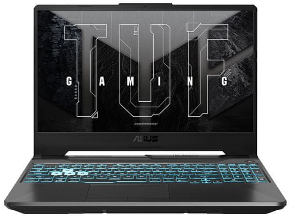 Herní notebook Asus TUF Gaming A15 15,6 palců Full HD IPS displej AMD Ryzen NVIDIA GeForce RTX WiFi ax SSD RAM DDR4 zvuk DTS Ultra Smart Amplifier certifikovaná odolnost