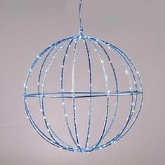 ACA ACA Lighting Vánoční LED venkovní koule 240 led 40cm modrá X0624064226