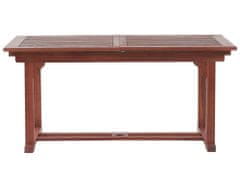 Beliani Stůl z akátového dřeva TOSCANA 160/220 x 90 cm