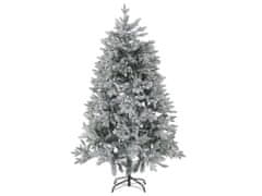 Beliani Zasněžený vánoční stromeček 180 cm bílý FORAKER