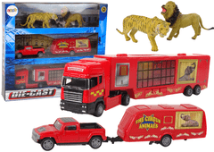 shumee Circus Truck Transportér Zvířata Pick-Up Trailer Lion Tiger