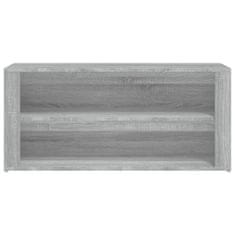 Greatstore Botník šedý sonoma 100x35x45 kompozitní dřevo