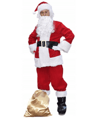 Korbi Oblečení Santa Clause, 10 dílné oblečení Santa Clause, velikost 3XL