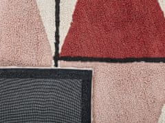 Beliani Bavlněný koberec 140 x 200 cm vícebarevný PURNIA