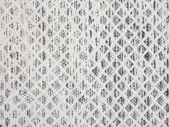 Beliani Koberec krátkosrstý černobílý 80 x 150 cm GEMLIK