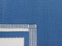 Beliani Venkovní koberec 120 x 180 cm modrý ETAWAH