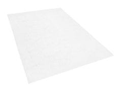 Beliani Bílý koberec 140x200 cm DEMRE