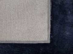 Beliani Koberec shaggy 140 x 200 cm tmavě modrý EVREN