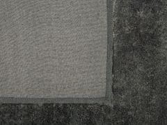Beliani Koberec shaggy 200 x 200 cm tmavě šedý EVREN