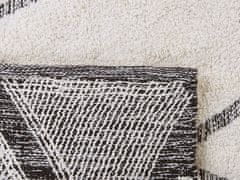 Beliani Koberec Shaggy šedý/hnědý 160 x 230 cm PENDIK