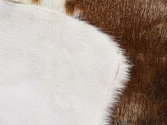 Beliani Koberec koženka hnědá 60 x 90 cm NAMBUNG