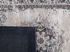 Beliani Koberec 60 x 180 cm béžový a šedý krátkosrstý ALMUS