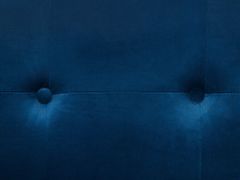 Beliani Trojmístná pohovka, tmavě modrá sametová AVALDSENES