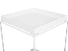 Beliani Konfereční stolek v bílé SAXON