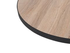 Beliani Konferenční stolek světle dřevo MELODY Medium