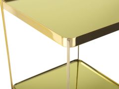 Beliani Malý zlatý stolek ALSEA
