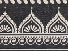 Beliani Sada 2 bavlněných polštářů 45 x 45 cm černobílá ATABAGI