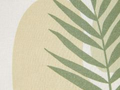 Beliani Sada 2 polštářů s motivem listů 45 x 45 cm zeleno béžových MICROSORUM