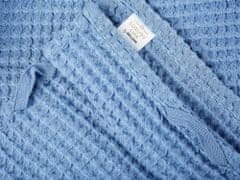 Beliani Modrá sada 11 bavlněných ručníků AREORA