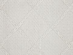 Beliani Vlněný špinavě bílý koberec 140 x 200 cm ELLEK