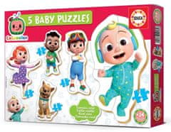 Educa Baby puzzle Cocomelon 5v1 (3-5 dílků)