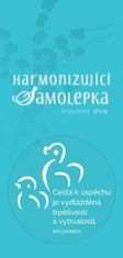 Harmonizující samolepka průhledná "Cesta k úspěchu je vydlážděná trpělivostí a vytrvalostí." průměr 5 cm