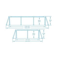 Bestway Steel Pro Frame 2,59 x 1,7 x 0,61 m 56403